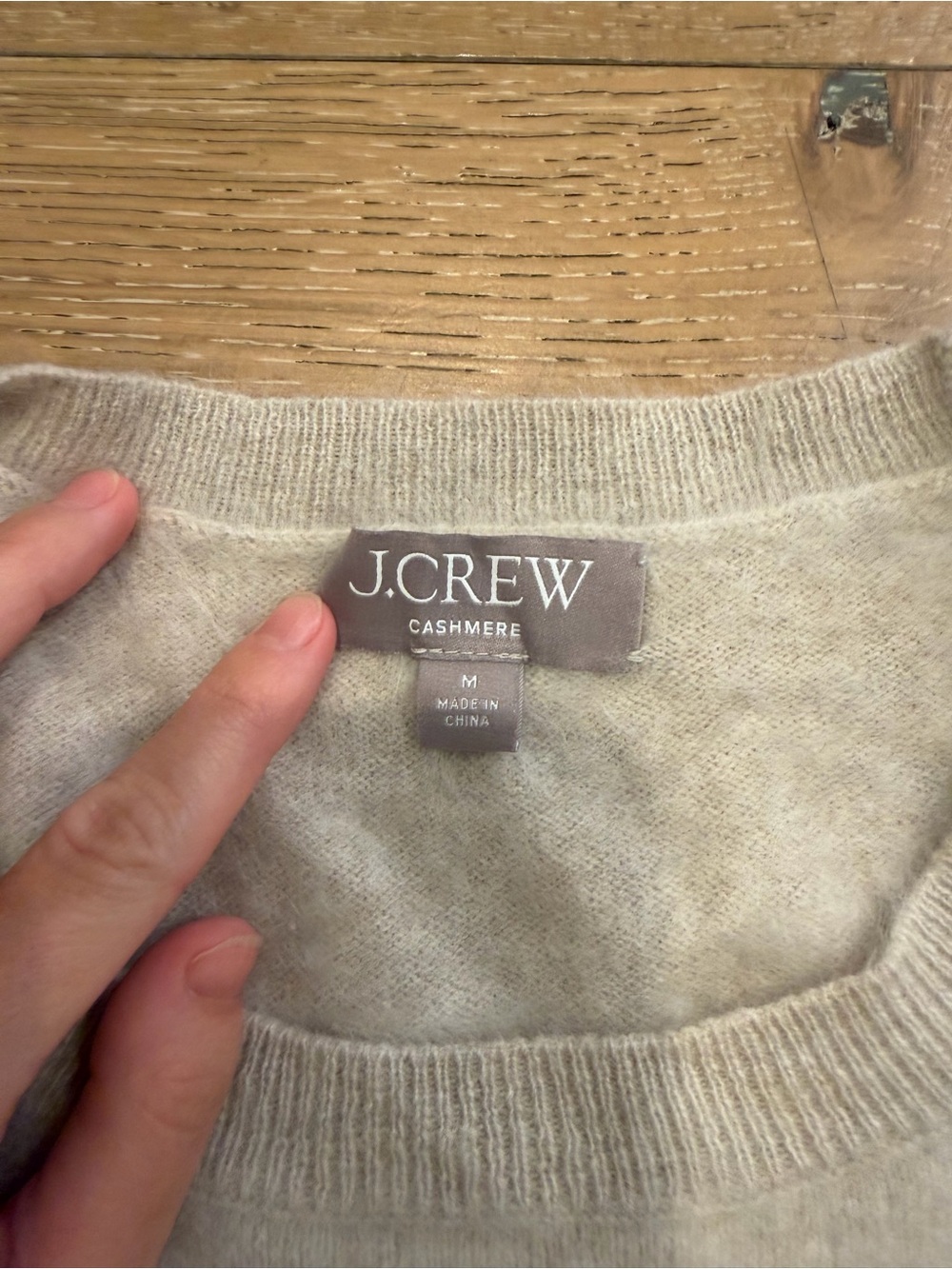 J. Crew Brushed 100% Cashmere Striped Sweater - size Medium - Picture 3 of 7
